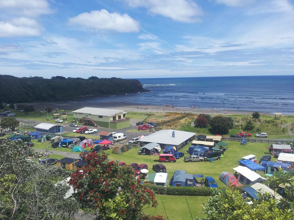 Hotel Opunake Beach Kiwi Holiday Park Exteriér fotografie