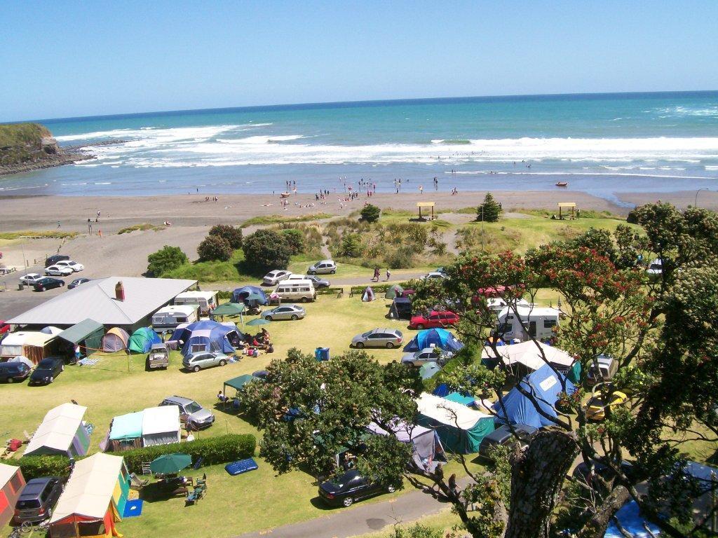 Hotel Opunake Beach Kiwi Holiday Park Exteriér fotografie