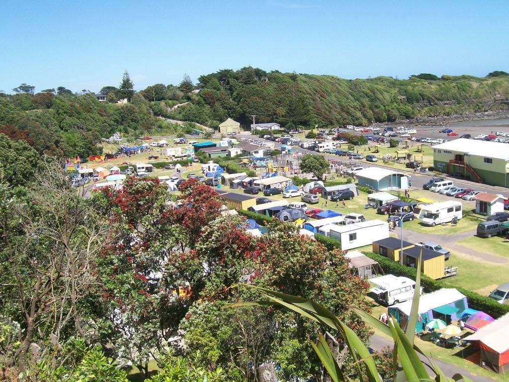 Hotel Opunake Beach Kiwi Holiday Park Exteriér fotografie